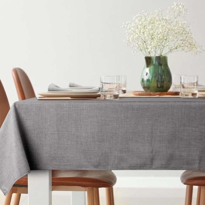 OBRUS KATE 140 X 220 CM SREBRNY
