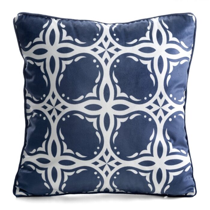 POSZEWKA VELVET 207 45 X 45 CM GRANATOWY