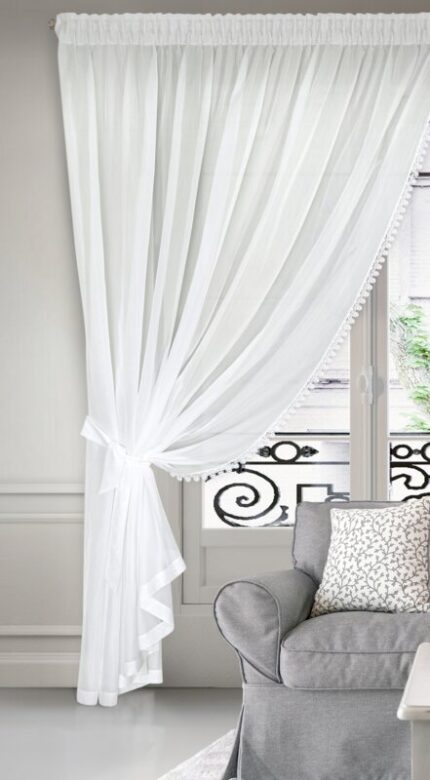 FIRANA GOTOWA DEK 200 X 250 CM KREMOWY