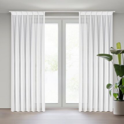FIRANA GOTOWA RUBY 80 X 270 CM BIAŁY