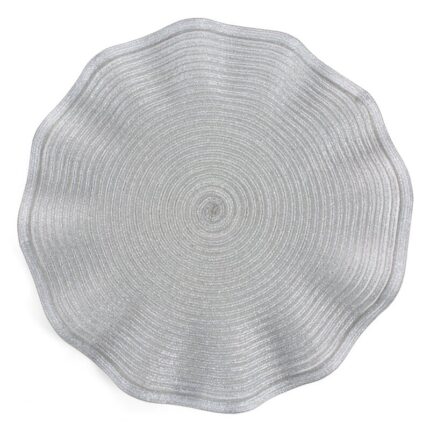 PODKŁADKA JUNE FI 38 CM SREBRNY
