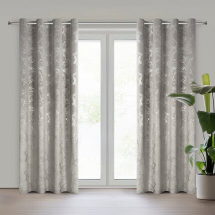 ZASŁONA GOTOWA RAJA 140 X 250 CM STALOWY