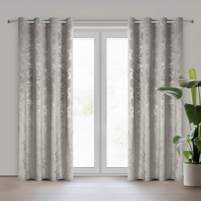 ZASŁONA GOTOWA RAJA 140 X 250 CM STALOWY