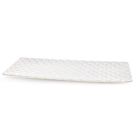 PATERA DEKORACYJNA BELIA (02) 40 X 15 X 2 CM KREMOWY