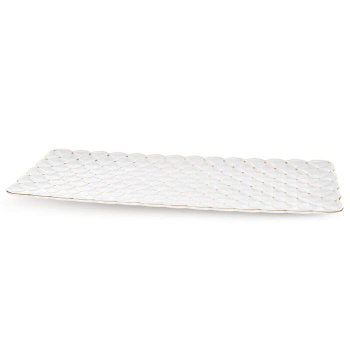 PATERA DEKORACYJNA BELIA (02) 40 X 15 X 2 CM KREMOWY
