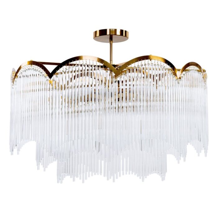 LAMPA SALMA (02) FI 80 X 60 CM BIAŁY