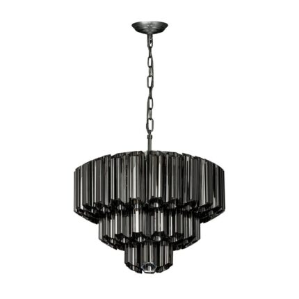LAMPA DANA (2) FI 43 X 150 CM GRAFITOWY
