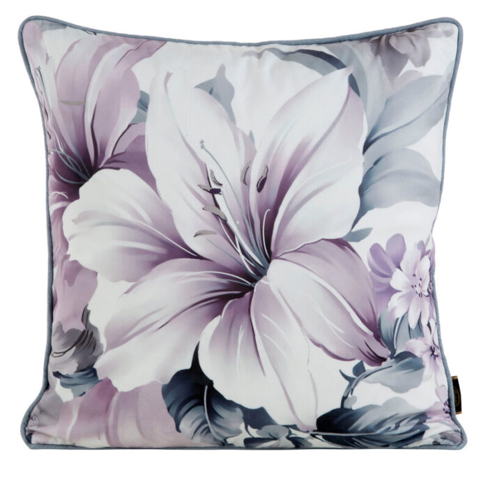 POSZEWKA VELVET06 45 X 45 CM FIOL/KREM