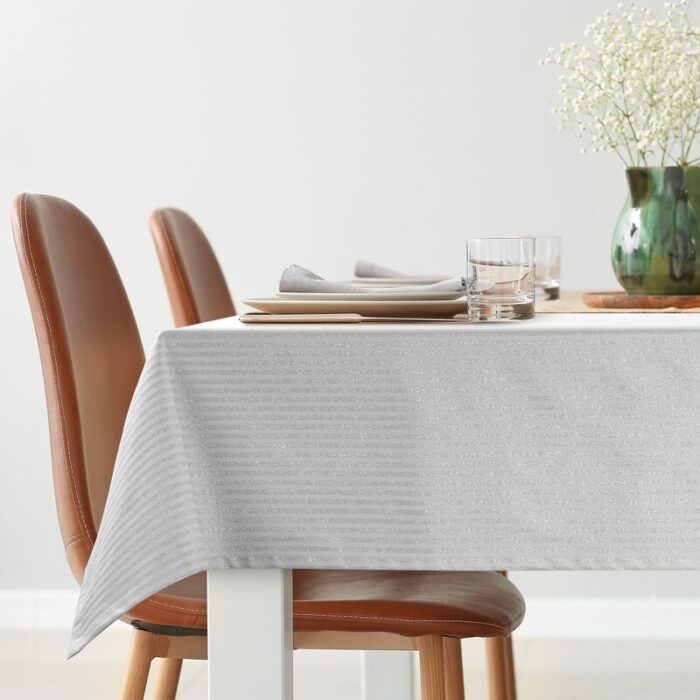 OBRUS FLASH 6 135 X 180 CM SREBRNY
