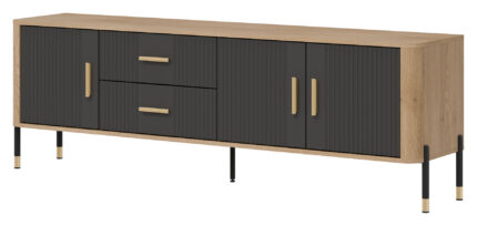 DANTE DT02 DĄB CREMONA T/ANTRACYT MAT RTV KPL