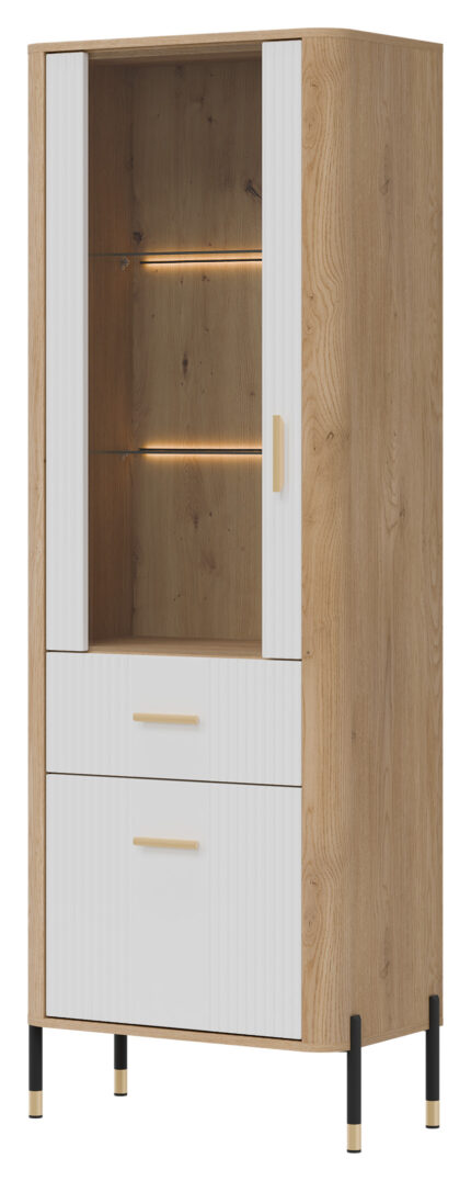 WITRYNA DANTE DT13 DĄB CR. T/BIAŁY MAT -L/P- 70,5