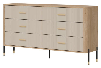 DANTE DT05 DĄB CREMONA T/KASZMIR MAT KOMODA KPL