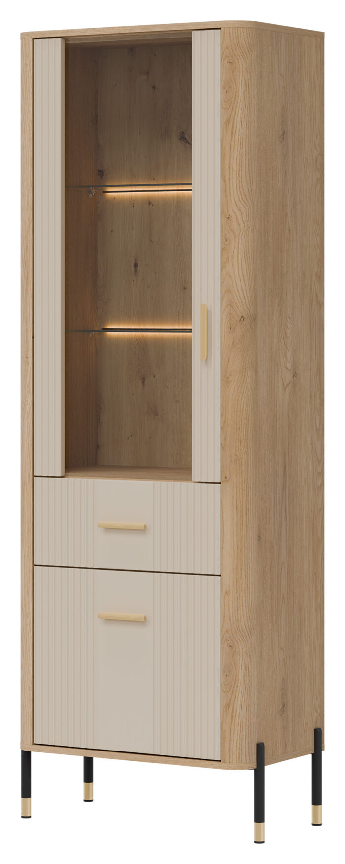 WITRYNA DANTE DT13 DĄB CR. T/KASZMIR MAT - L/P - 70,5