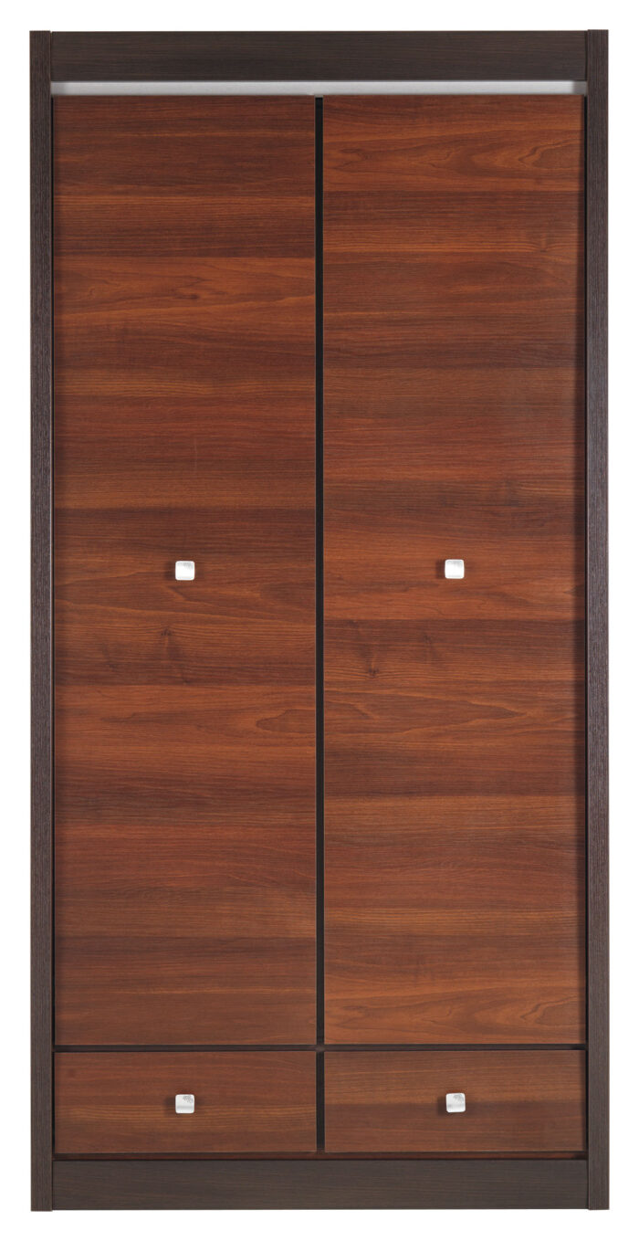 SZAFA 2D FORREST FR-9 orzech ciemny - 98,4