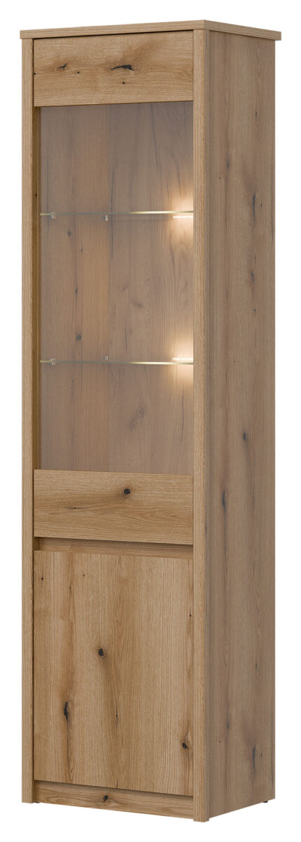 INTENSO IT07 DĄB EVOKE/DĄB EVOKE WITRYNA L/P KPL