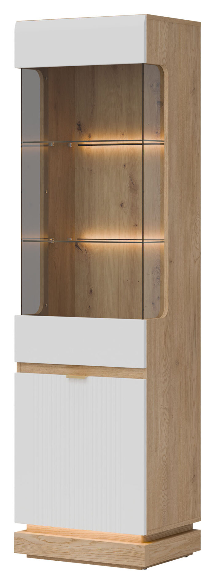 WITRYNA MILTON ML05 DĄB CREM TORRO BIAŁY -L/P -54,5