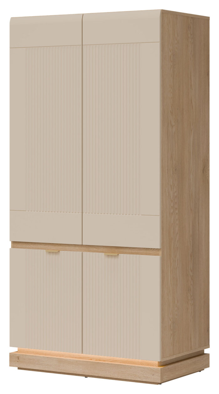 SZAFA 2D MILTON ML08 DĄB CREM TORRO KASZMIR - 95,5