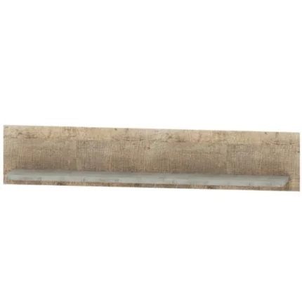 Półka 140 BARI szary / dąb piaskowy
