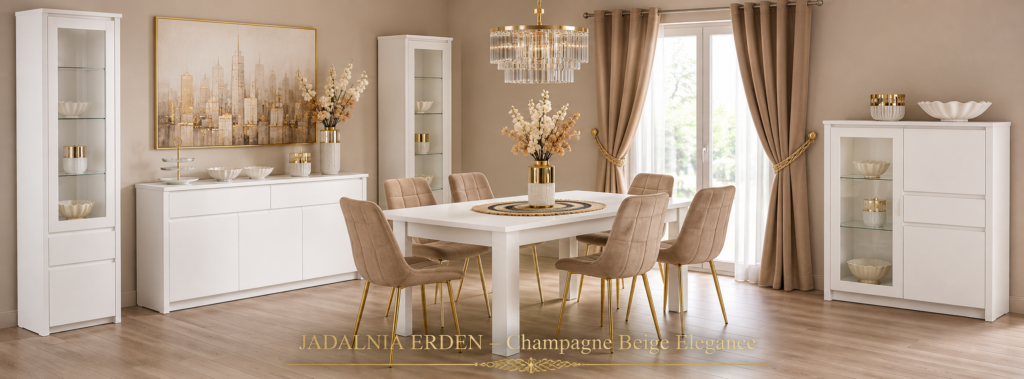 Jadalnia ERDEN – Champagne Beige Elegance