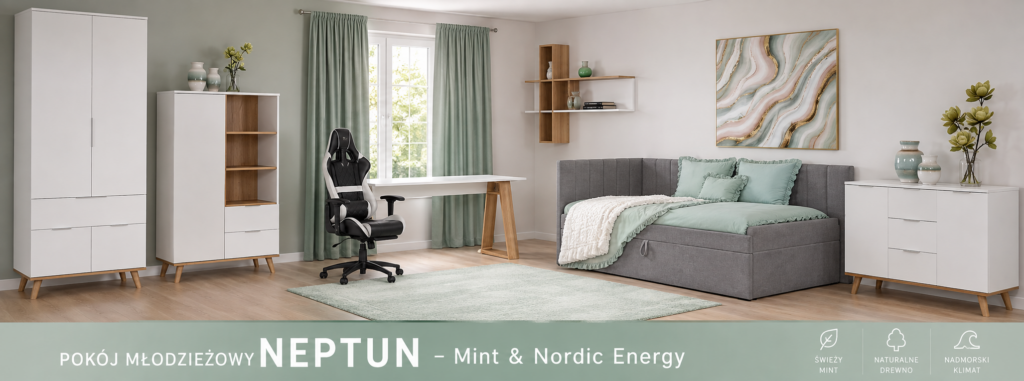 POKÓJ MŁODZIEŻOWY NEPTUN – Mint & Nordic Energy