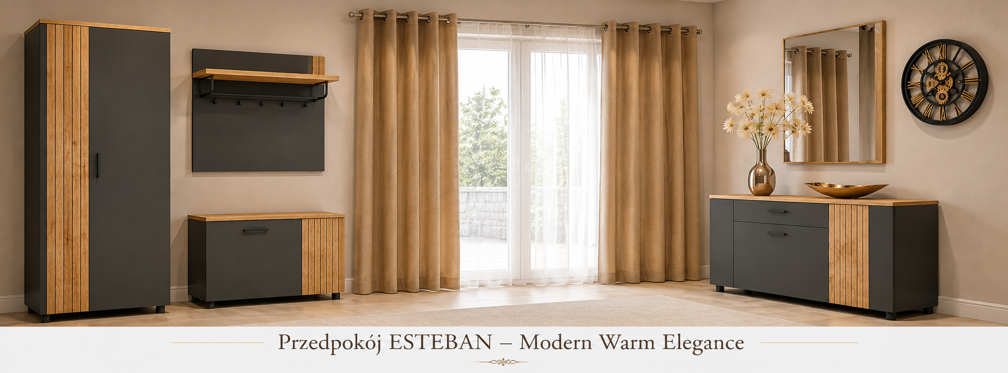 Przedpokój ESTEBAN – Modern Warm Elegance