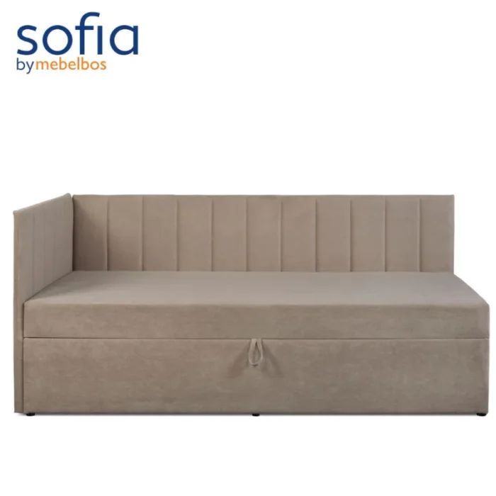 Tapczan CROPP - Uttario Velvet 2976 beż