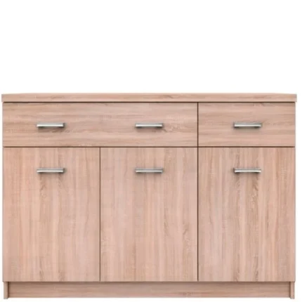 Komoda 3 drzwi 2 szuflady TOP MIX – dąb sonoma