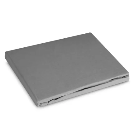 Prześcieradło z Gumką Basic X 30 CM stalowy