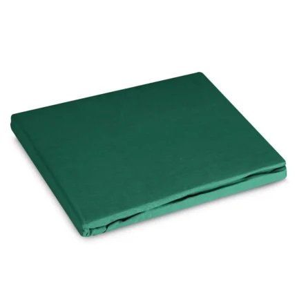 Prześcieradło z Gumką Basic X 30 CM butelkowy zielony