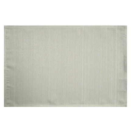Komplet 4 szt. serwetek beżowych 30x40 cm przetykane błyszczącą nicią - GLAMO