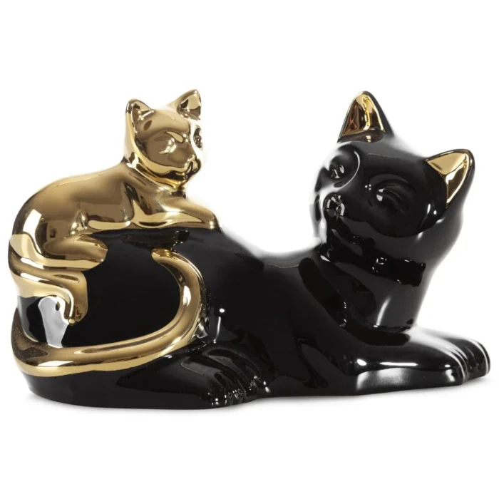 CERAMIKA - FIGURKA C/CAT/2/FIG/02 20X11X12 CZAR+ZŁOT