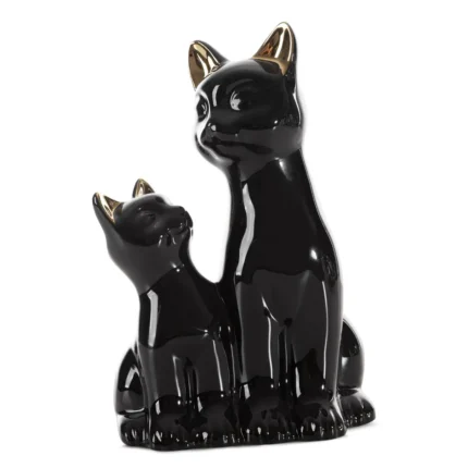 CERAMIKA - FIGURKA C/CAT/2/FIG/05 15X11X22 CZAR+ZŁOT