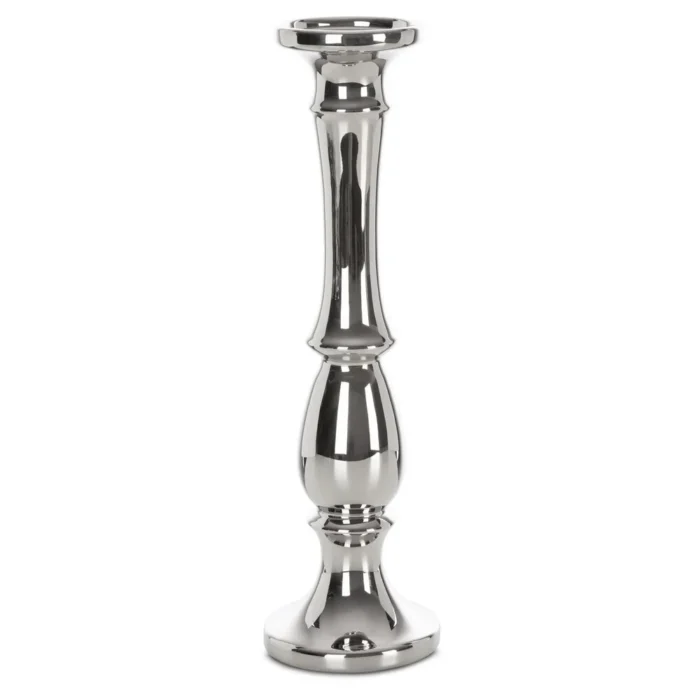 CERAMIKA - ŚWIECZNIK C/JOLY/1/ŚWI/01 11X39 SREB
