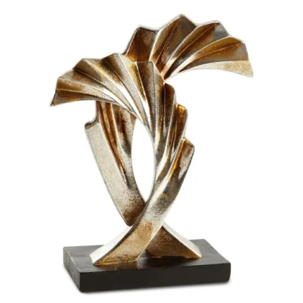 Figurka złoto-czarna  półmatowa  20x8x25 cm ZOE