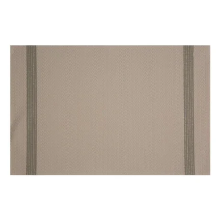Podkładka na stół beżowo, brązowa 30x45 cm RUBY zdobiona pasami pleciona
