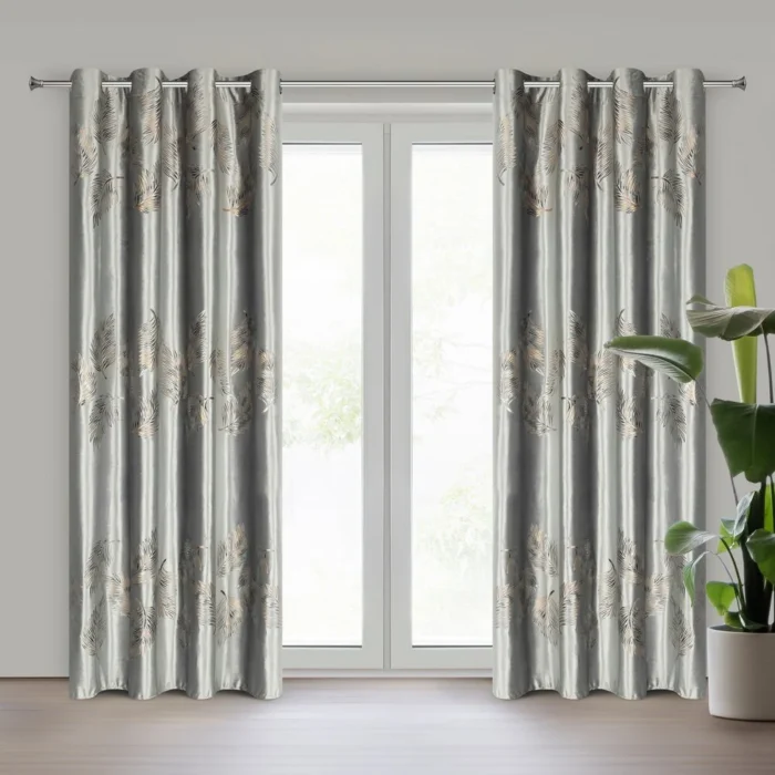 Zasłona gotowa Idalia 140 X 250 CM srebrny
