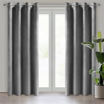 Zasłona gotowa D91 Rosa 140 X 250 CM stalowy