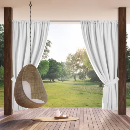 Zasłona gotowa Garden na Taśmie 155 X 200 CM biały