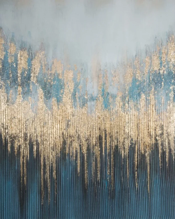 Obraz 445 80 X 100 CM granatowy