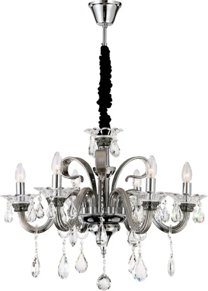 Lampa Glitter (02) 70 X 52 CM srebrny
