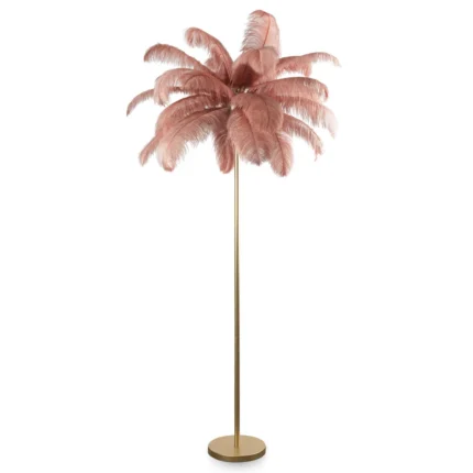 Lampa Feri (3) 95 X 95 X 180 CM pudrowy Róż/szamp