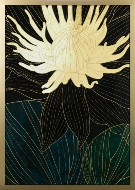 Obraz 484a 53 X 73 CM zielony