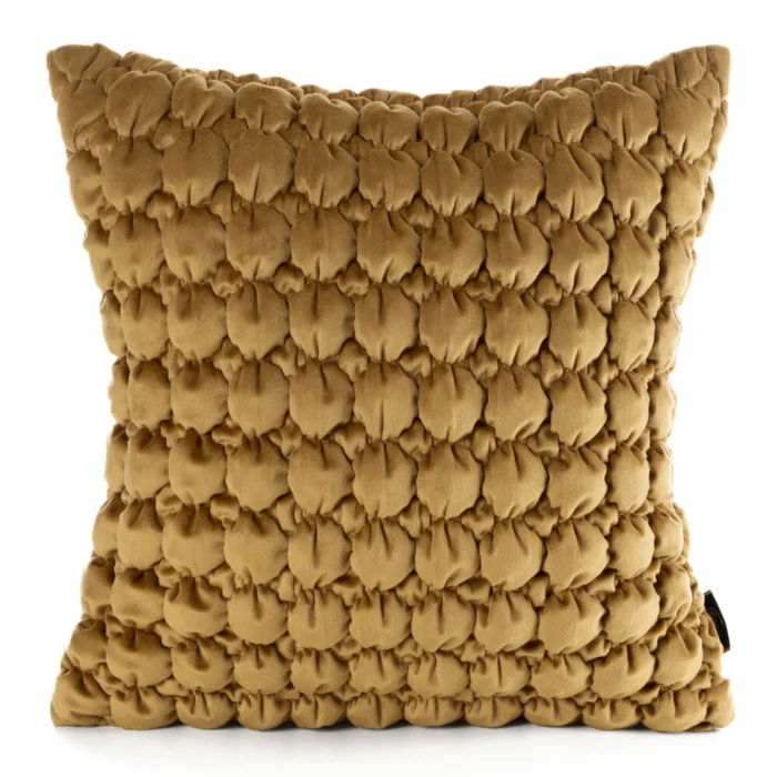Poszewka Velvet193E 45 X 45 CM musztardowy
