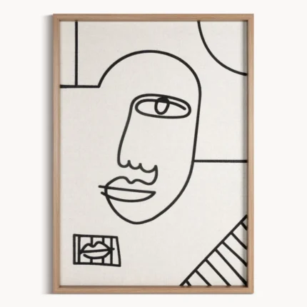 Obraz 669a 50 X 70 CM beżowy