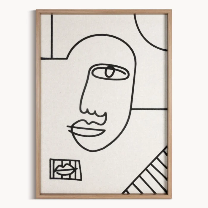 Obraz 669a 50 X 70 CM beżowy