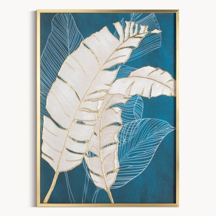 Obraz 677b 50 X 70 CM turkusowy