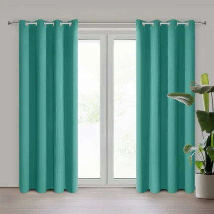 Zasłona gotowa D91 Parisa 140 X 250 CM turkusowy