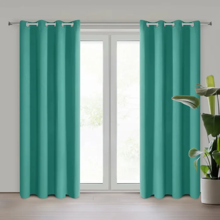 Zasłona gotowa D91 Parisa 140 X 250 CM turkusowy