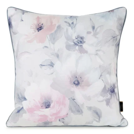 POSZEWKA SI/PO/VELVET/153 45X45 K+RÓŻ/PIPING