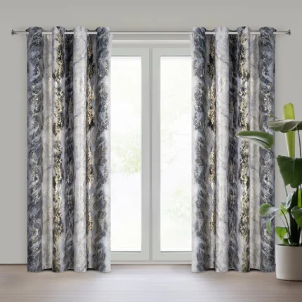 Zasłona gotowa Sofi 135 X 250 CM stalowy